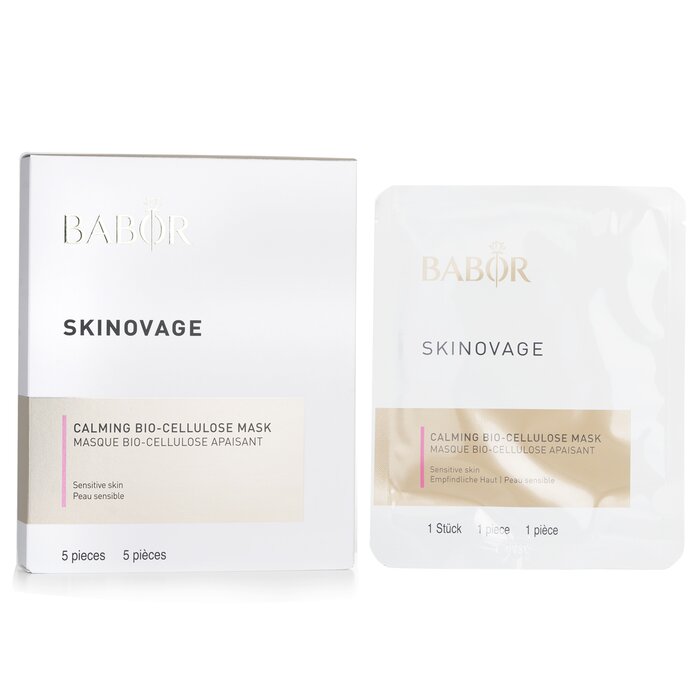 Babor Skinovage Age Preventing Calming Bio Cellulose Mask For Sensitive Skin 5Pcs
