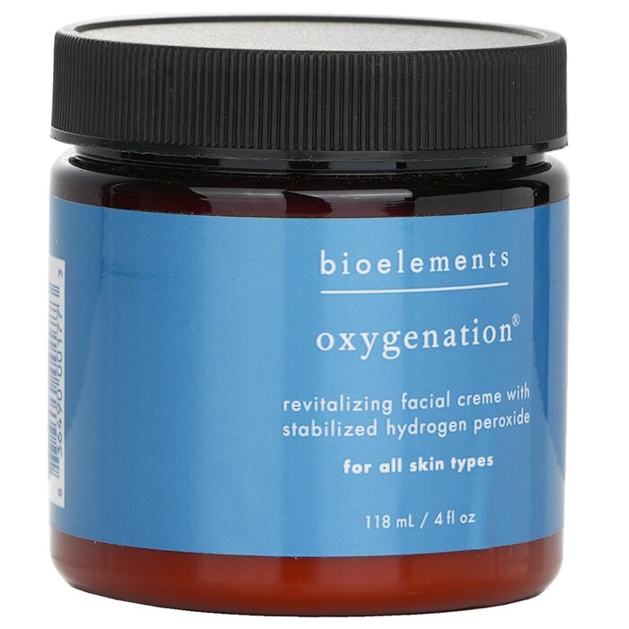 Bioelements Oxygenation Revitalizing Facial Treatment Creme Salon Size For Very Dry Dry Combination Oily Skin Types 118ml