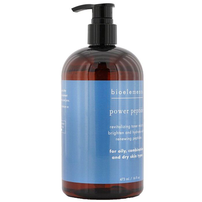 Bioelements Power Peptide Age Fighting Facial Toner Salon Size For All Skin Types Except Sensitive 473ml