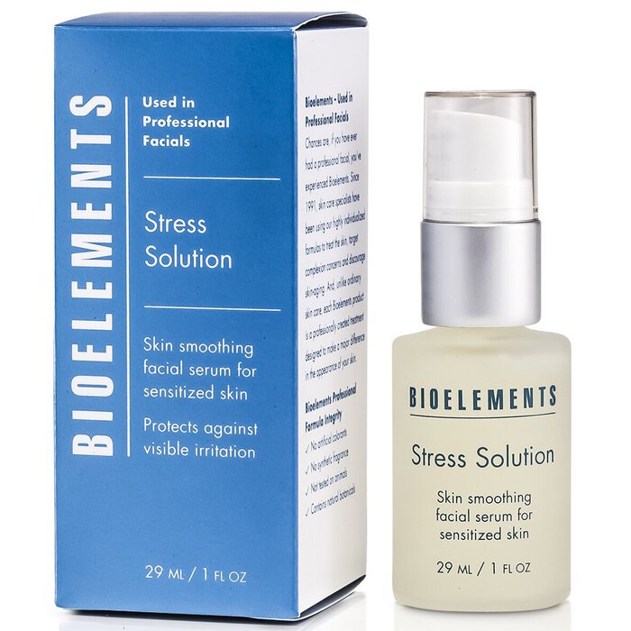 Bioelements Stress Solution Skin Smoothing Facial Serum For All Skin Types 29ml