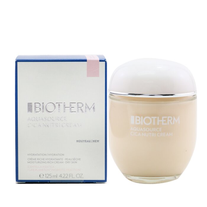 Biotherm Aquasource Cica Nutri Cream For Dry Skin 125ml