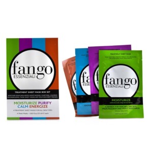 Borghese Fango Essenziali Treatment Sheet Mask Box Set 1x Moisturize Mask 1x Purify Mask 1x Calm Mask 1x Energize Mask 4x25ml