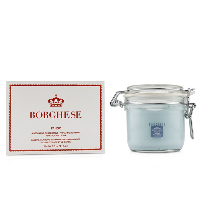 Borghese Fango Ristorativo Restorative Hydrating Mud Mask For Face And Body 212g