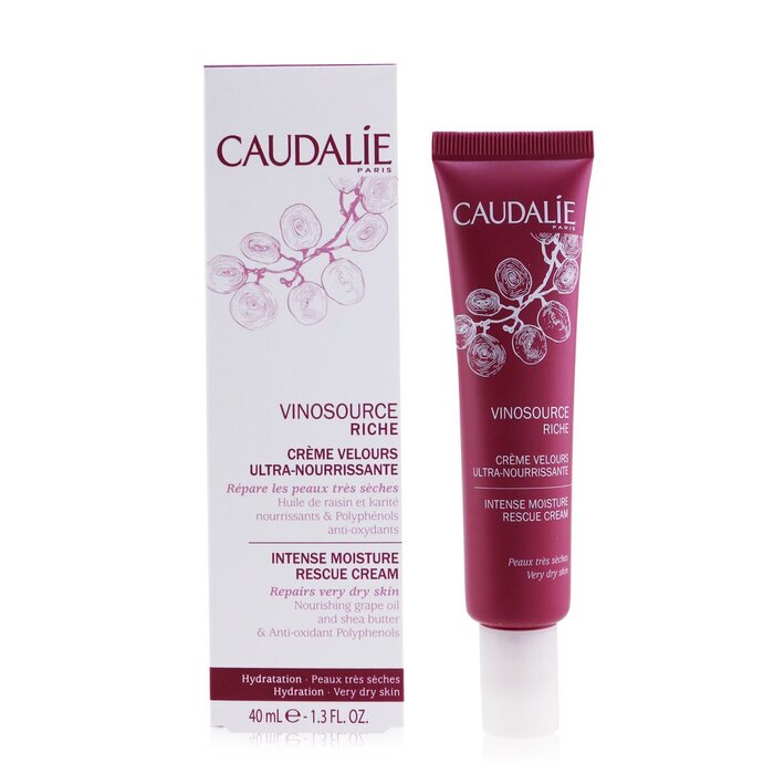 Caudalie Vinosource Intense Moisture Rescue Cream For Very Dry Skin 40ml