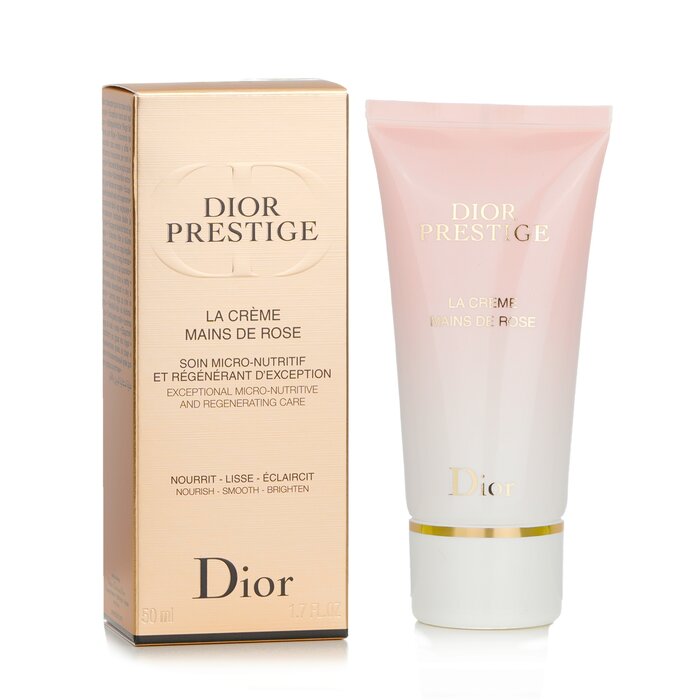 Christian Dior Dior Prestige La Creme Mains De Rose Exceptional Micro Nutritive And Regenerating Care 50ml