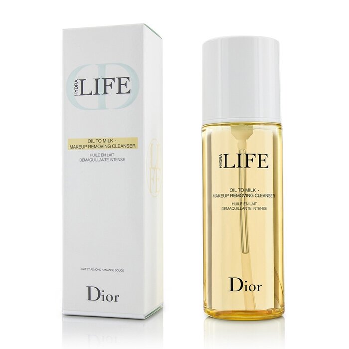 Christian Dior Hydra Life Oil To Milk Make Up Removing Cleanser 200ml