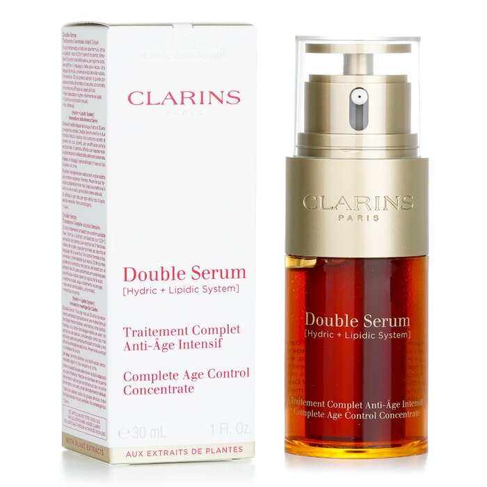 Clarins Double Serum Hydric Lipidic System Complete Age Control Concentrate 30ml