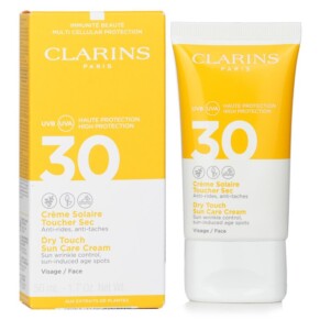 Clarins Dry Touch Sun Care Cream For Face SPF 30 50ml