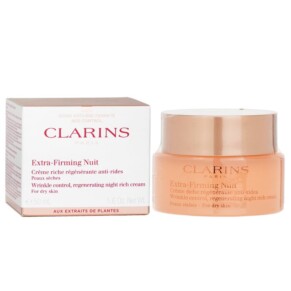 Clarins Extra Firming Nuit Wrinkle Control Regenerating Night Rich Cream For Dry Skin 50ml