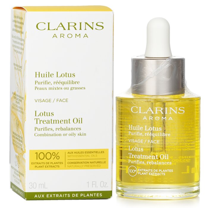 Clarins Face Treatment Oil Lotus For Oily Or Combination Skin 30ml