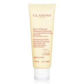 Sữa rửa mặt tạo bọt nhẹ nhàng Clarins chiết xuất thảo mộc núi Alps & lô hội cho da thường đến da khô 125ml chính hãng