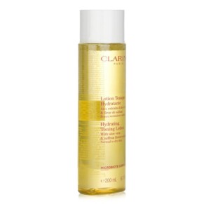Clarins Hydrating Toning Lotion With Aloe Vera Saffron Flower Extracts Normal To Dry Skin 200ml