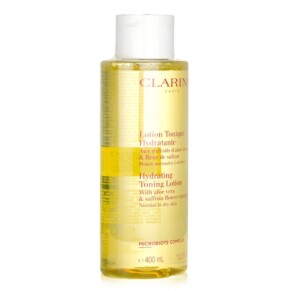 Clarins Hydrating Toning Lotion With Aloe Vera Saffron Flower Extracts Normal To Dry Skin 400ml