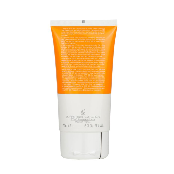 Gel chống nắng Clarins Invisible Sun Care SPF 50 cho da ướt hoặc khô 150ml giá rẻ