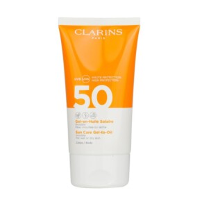 Gel chống nắng Clarins Invisible Sun Care SPF 50 cho da ướt hoặc khô 150ml chính hãng
