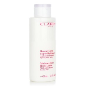 Clarins Moisture Rich Body Lotion With Shea Butter For Dry Skin Super Size Limited Edition 400ml