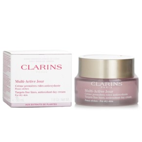 Clarins Multi Active Day Targets Fine Lines Antioxidant Day Cream For Dry Skin 50ml