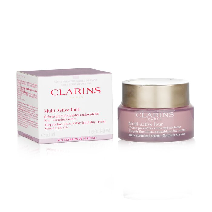 Clarins Multi Active Day Targets Fine Lines Antioxidant Day Cream For Normal To Dry Skin 50ml