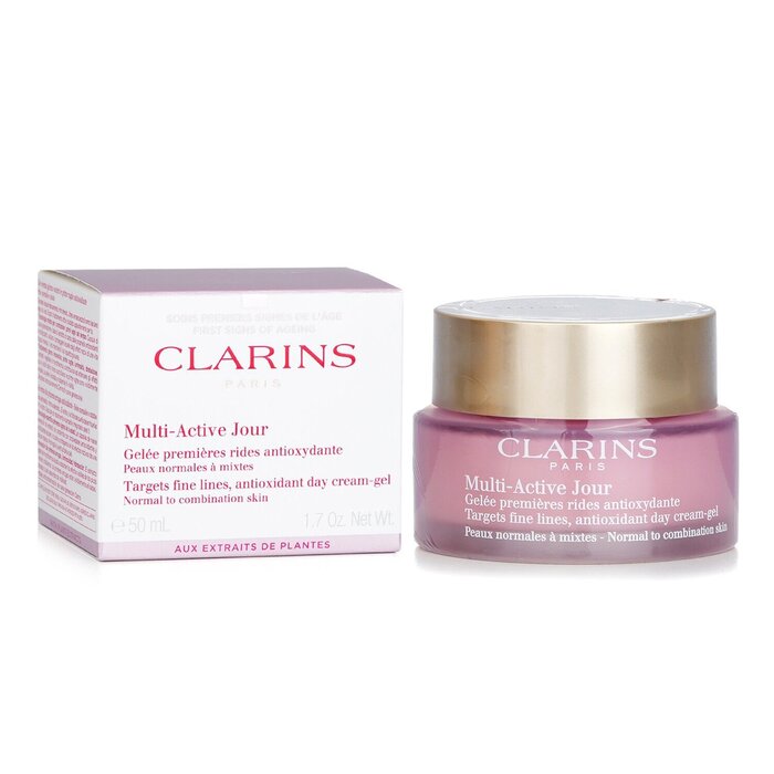 Clarins Multi Active Day Targets Fine Lines Antioxidant Day Cream Gel For Normal To Combination Skin 50ml