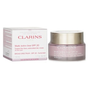 Clarins Multi Active Day Targets Fine Lines Antioxidant Day Cream SPF 20 All Skin Types 50ml