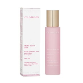 Clarins Multi Active Day Targets Fine Lines Antioxidant Day Lotion For All Skin Types 50ml