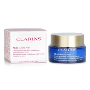 Clarins Multi Active Night Targets Fine Lines Revitalizing Night Cream For Normal To Dry Skin 50ml