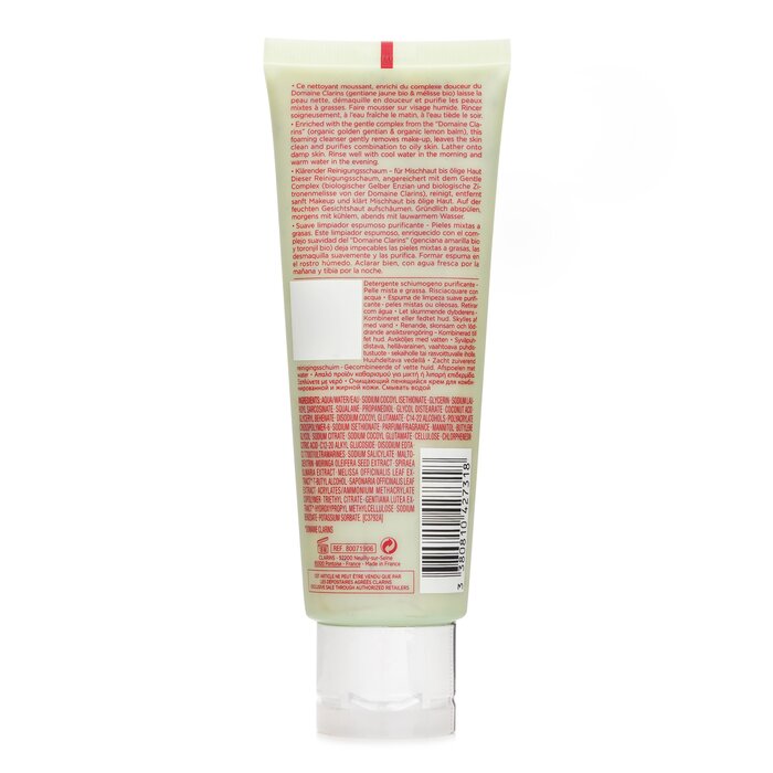 Sữa rửa mặt tạo bọt dịu nhẹ Clarins chiết xuất thảo mộc Alpine cho da hỗn hợp đến da dầu 125ml giá rẻ