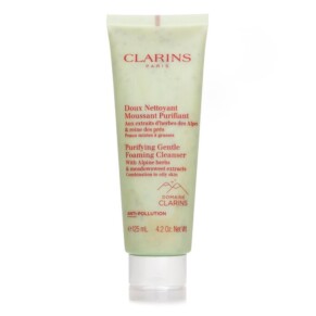 Sữa rửa mặt tạo bọt dịu nhẹ Clarins chiết xuất thảo mộc Alpine cho da hỗn hợp đến da dầu 125ml chính hãng