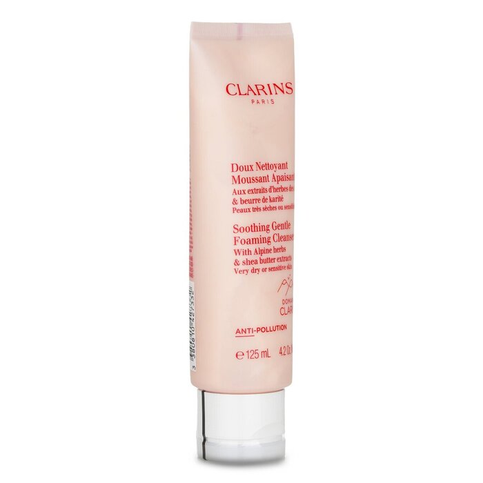 Clarins Soothing Gentle Foaming Cleanser With Alpine Herbs Shea Butter Extracts Very Dry Or Sensitive Skin 125ml