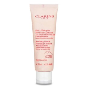 Sữa rửa mặt tạo bọt dịu nhẹ Clarins chiết xuất thảo mộc Alpine & bơ shea cho da rất khô hoặc nhạy cảm 125ml chính hãng