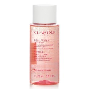 Nước Hoa Hồng Làm Dịu Clarins Chiết Xuất Cúc La Mã & Hoa Nghệ Tây cho Da Rất Khô Hoặc Nhạy Cảm 100ml chính hãng