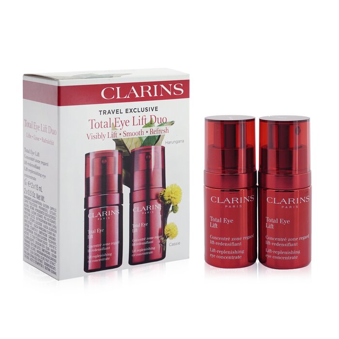 Clarins Total Eye Lift Lift Replenishing Total Eye Concentrate Duo Pack 2x15ml