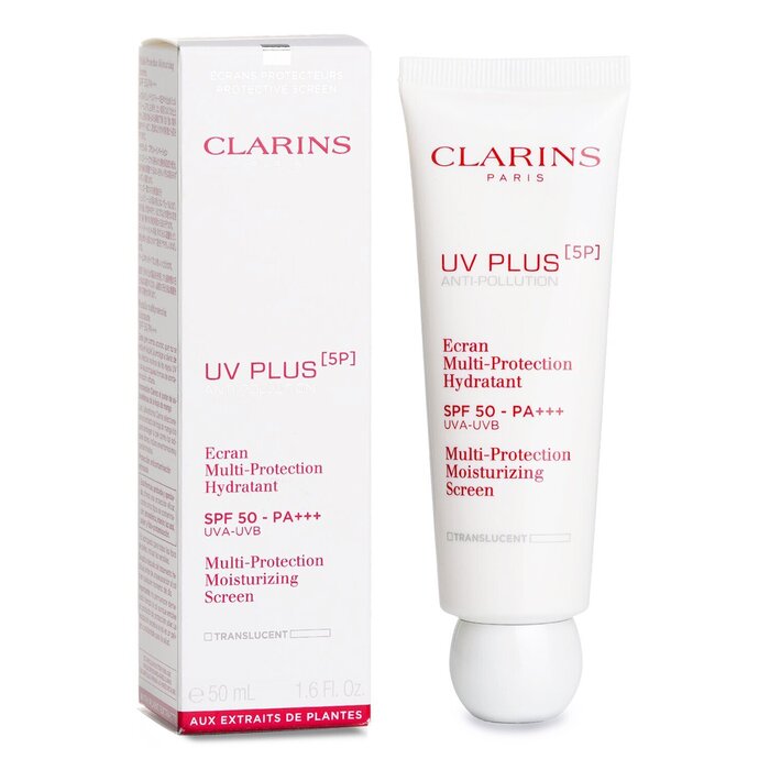 Clarins Uv Plus 5P Anti Pollution Multi Protection Moisturizing Screen SPF 50 Translucent 50ml