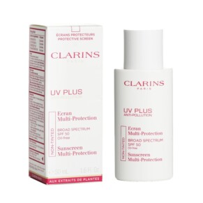 Clarins Uv Plus Anti Pollution Sunscreen Multi Protection SPF 50 Non Tinted 50ml