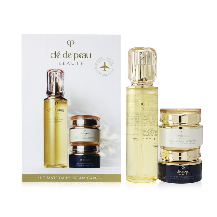 Cle De Peau Ultimate Daily Cream Care Set Hydro Softening Lotion N Protective Fortifying Cream N SPF 25 Intensive Fortifying Cream N 3Pcs