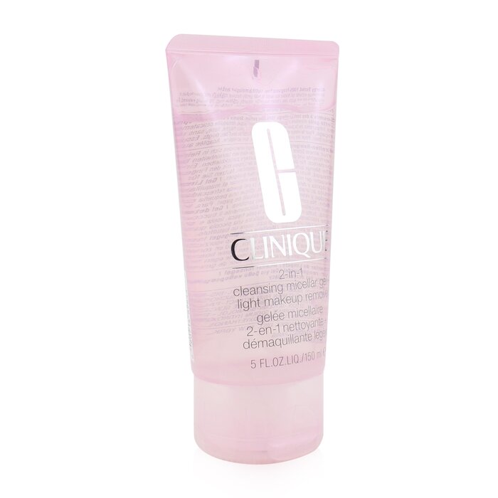 Clinique 2 In 1 Cleansing Micellar Gel Light Makeup Remover 150ml