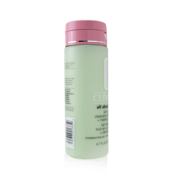 Clinique All About Clean All In One Cleansing Micellar Milk Makeup Remover Combination Oily To Oily 200ml