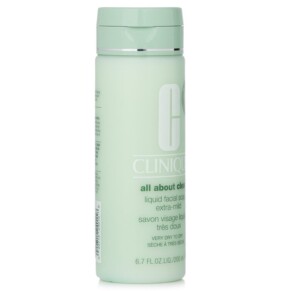 Clinique All About Clean Liquid Facial Soap Extra Mild Very Dry To Dry Skin 200ml