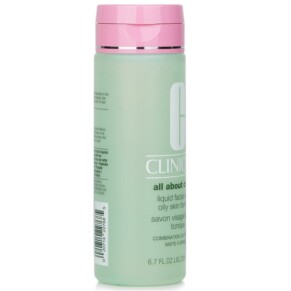 Clinique All About Clean Liquid Facial Soap Oily Skin Formula Combination Oily To Oily Skin 200ml