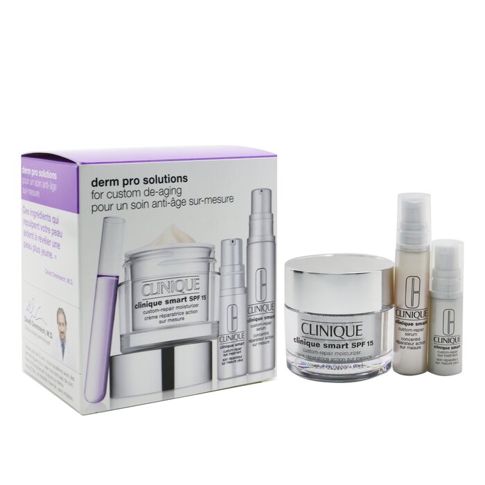 Clinique Derm Pro Solutions Clinique Smart For Custom De Aging Set Moisturizer SPF 15 50ml