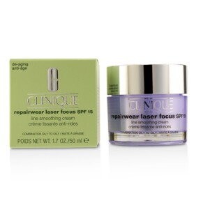 Clinique Repairwear Laser Focus Line Smoothing Cream SPF 15 Combination Oily To Oily 50ml