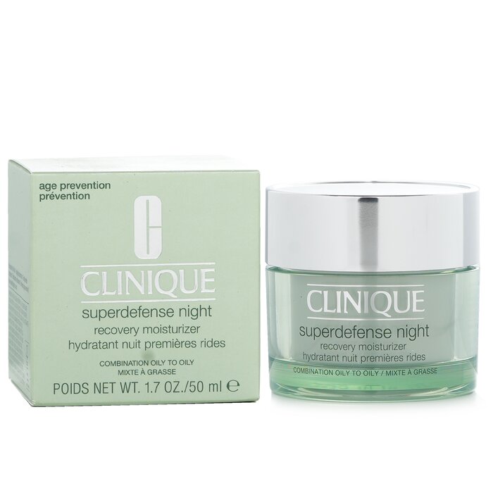 Clinique Superdefense Night Recovery Moisturizer For Combination Oily To Oily 50ml
