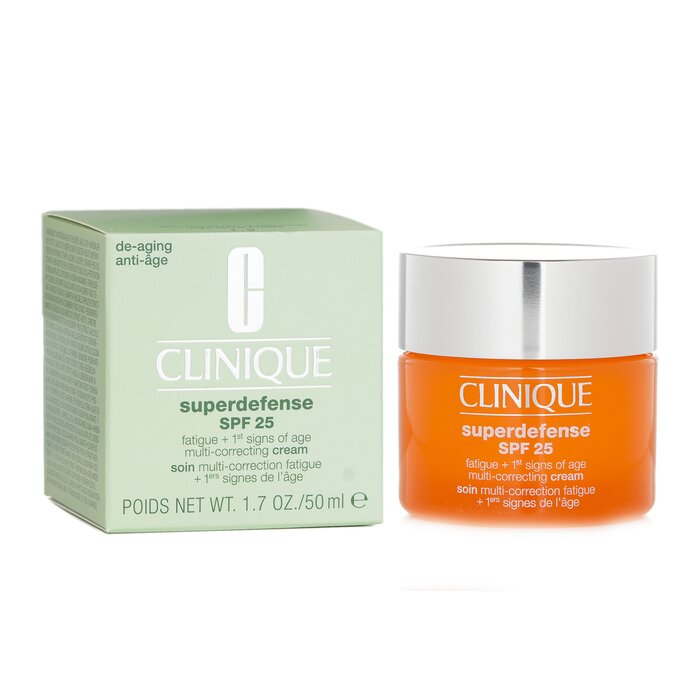 Clinique Superdefense SPF 25 Fatigue 1St Signs Of Age Multi Correcting Cream Very Dry To Dry Combination 50ml