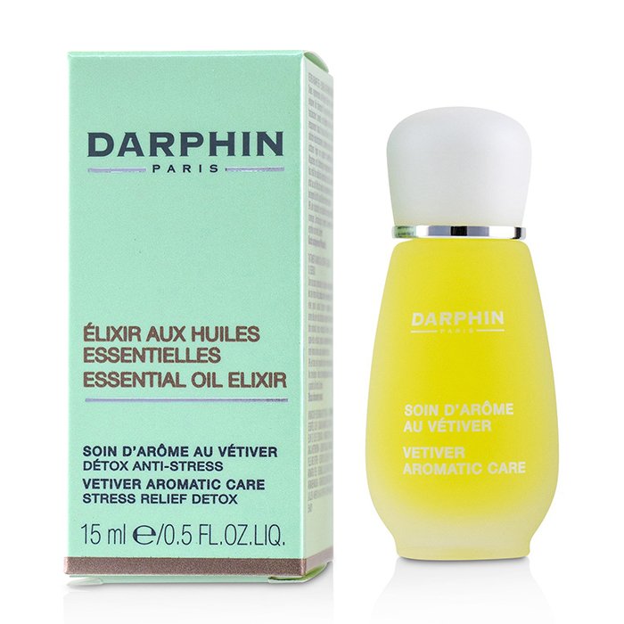 Darphin Essential Oil Elixir Vetiver Aromatic Care Stress Relief Detox 15ml