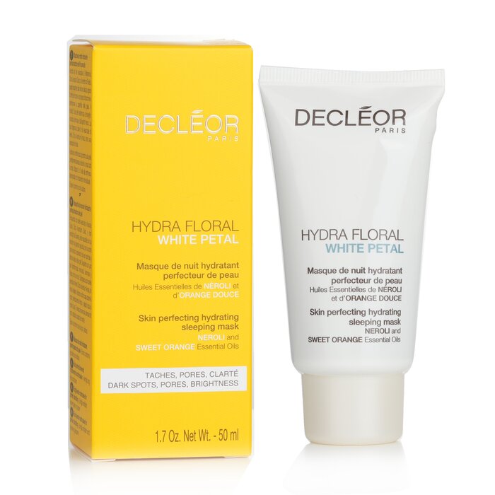 Decleor Hydra Floral White Petal Neroli Sweet Orange Skin Perfecting Hydrating Sleeping Mask 50ml
