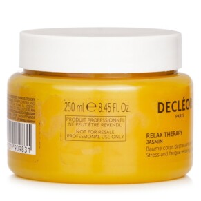 Decleor Jasmin Relax Therapy Stress Fatigue Relieving Body Balm Salon Size 250ml