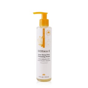 Sữa rửa mặt Derma E chống mụn làm sạch sâu lỗ chân lông 175ml chính hãng