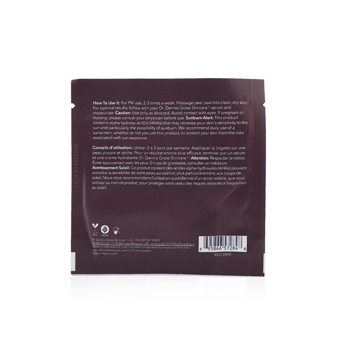 Peeling Tái Tạo Kết Cấu Qua Đêm Advanced Retinol Ferulic của Dr Dennis Gross 16 Liệu Trình giá rẻ