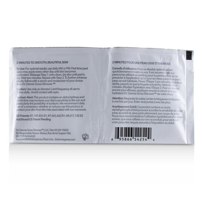 Peel Tẩy Da Chết Dr Dennis Gross Alpha Beta Universal Daily 5 Gói giá rẻ