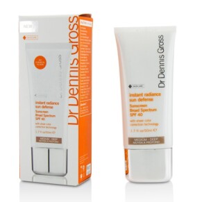 Dr Dennis Gross Instant Radiance Sun Defense Sunscreen Broad Spectrum SPF 40 Medium Deep 50ml